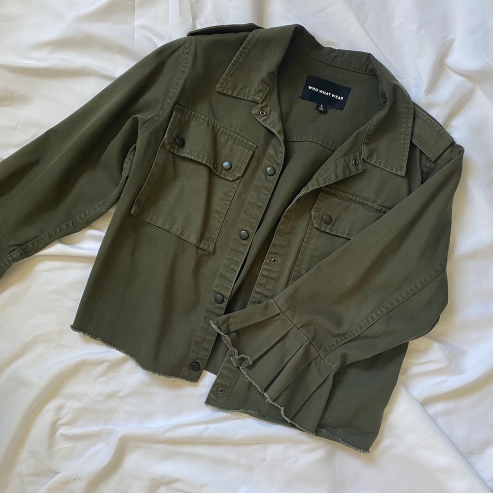 army green jacket